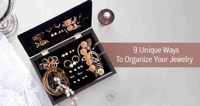 9-Unique ways to organize your jewelry