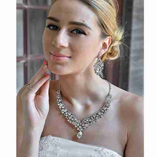 EVER FAITH Austrian Crystal Bridal Jewelry Set
