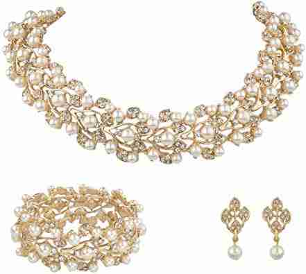 EVER FAITH Austrian Crystal Bridal Jewelry Set 