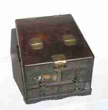 Vintage Chinese Export 1920s Jewelry Trinket Keepsake Box