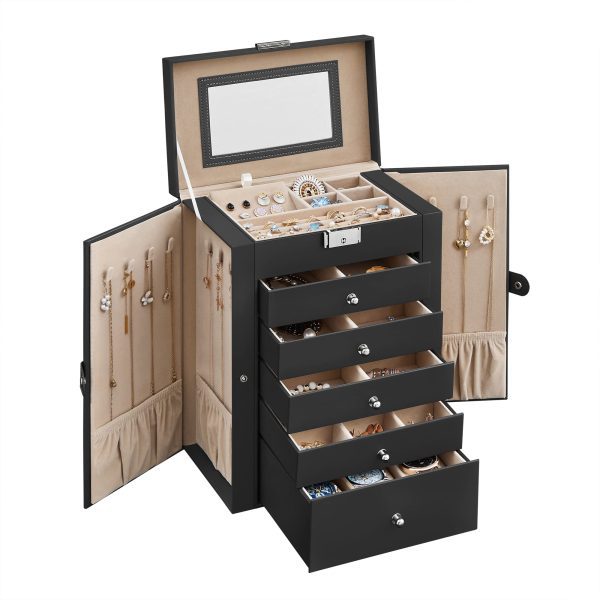 Jewelry Boxes Boasting Multiple Compartments For Sorted Storage