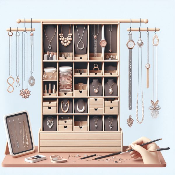 Upright Jewelry Organizer Stands For Orderly And Accessible Storage