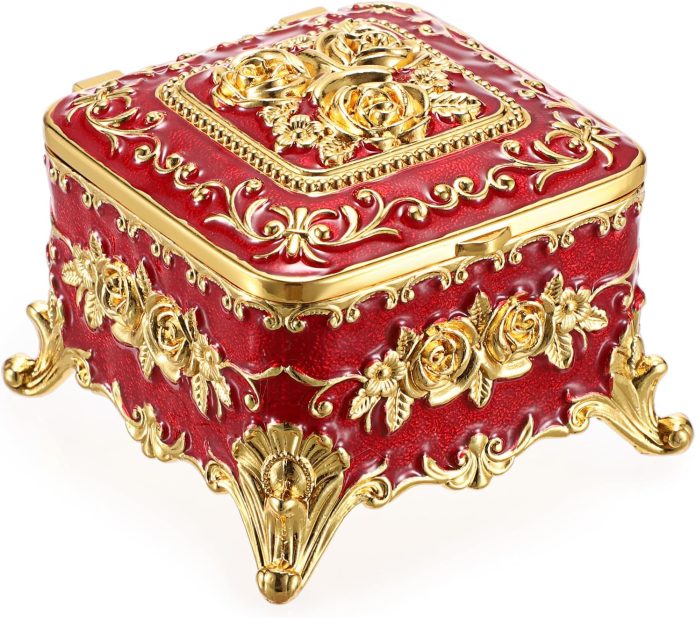 comparing 5 jewelry boxes vintage metal pu leather wooden and more