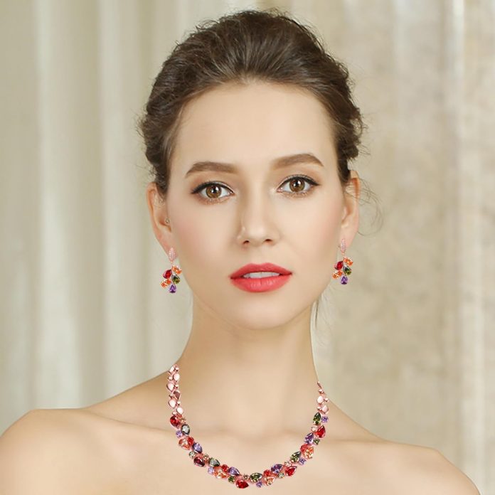 comparing 5 womens jewelry sets bangle bracelets citrine crystal gems australian opal and rhinestone