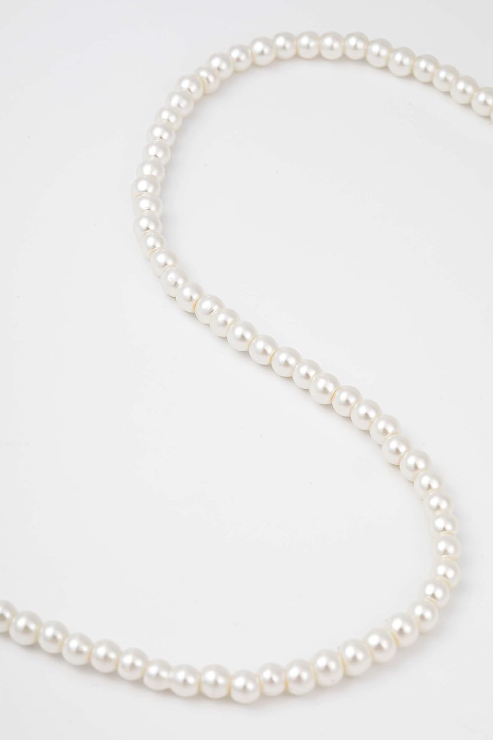 BABEYOND Round Imitation Pearl Necklace Wedding Pearl Necklace for Brides