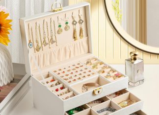 coobest 3 layer jewelry box jewelry holder organizer with jewelry organizer drawer large jewelry boxes organizer with ve