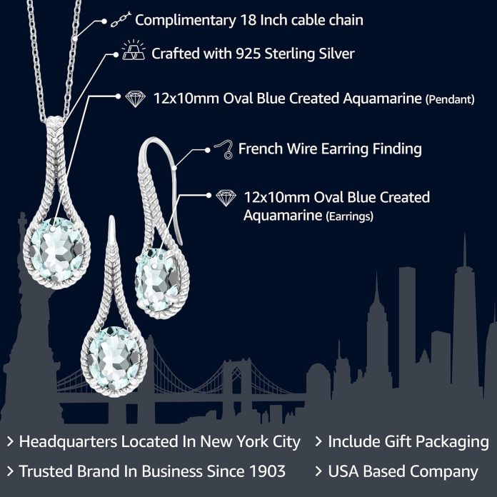 reviewing 3 stunning jewelry sets bohemian crystal rings sky blue aquamarine set and gold plated heart necklace