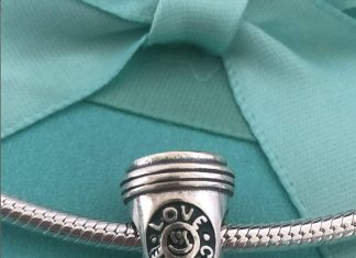 sterling silver coffee charm 925