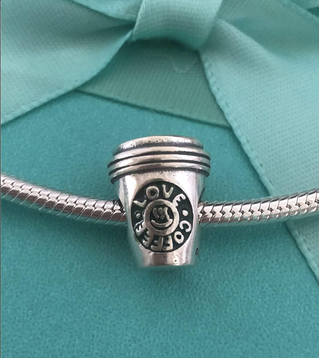 Sterling Silver Coffee Charm .925